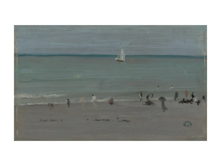 Poster Strandszene von James McNeill Whistler